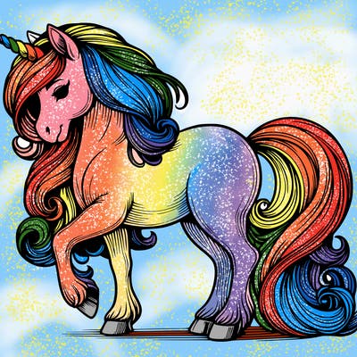 realistic unicorn