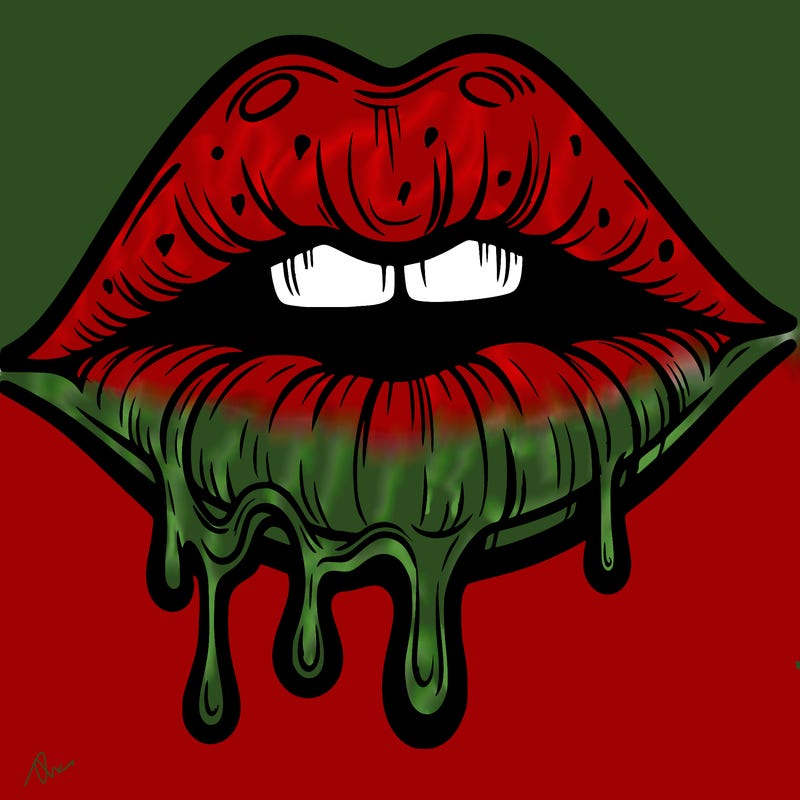 lips that look realistic and drip