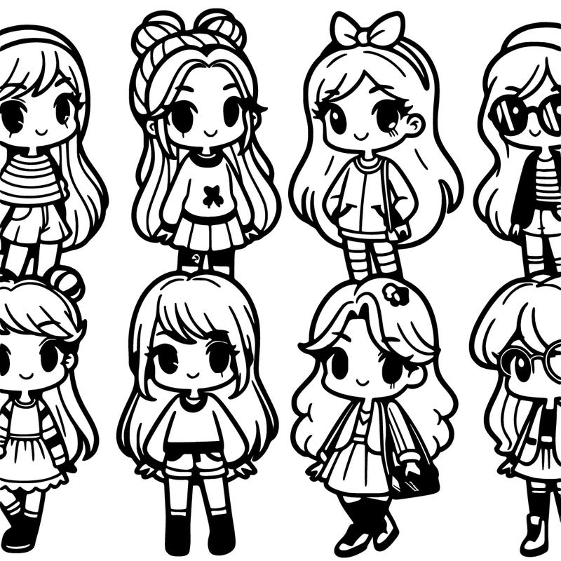 cartoon girls