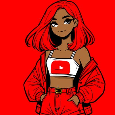 a realistic girl with a crop top and short shorts in an open jacket