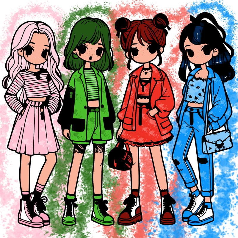 girls with fashion