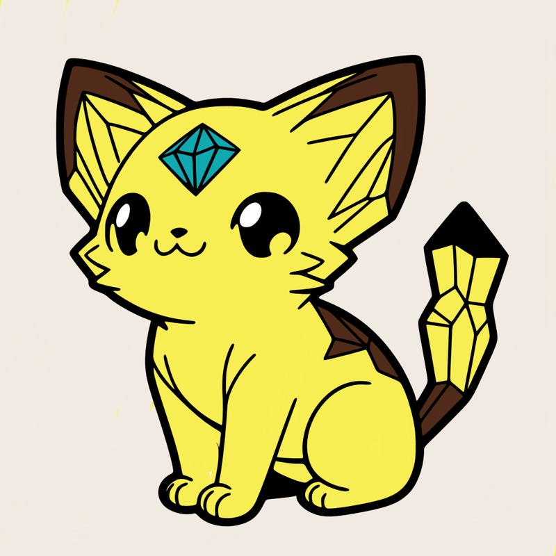 crystal kitten