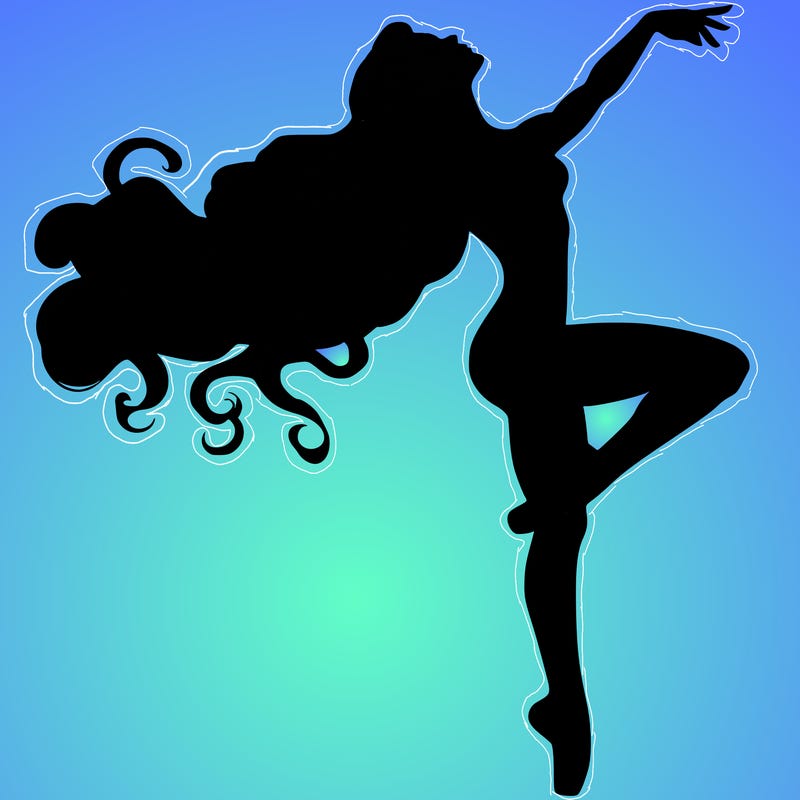 realistic woman dancer