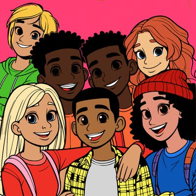 a mixed friend group