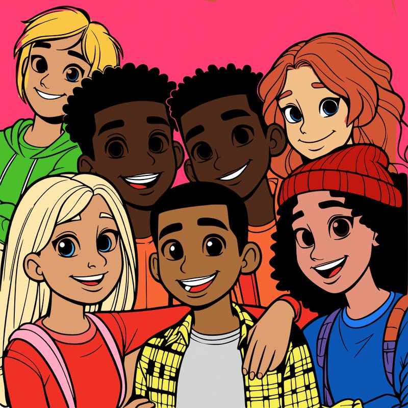 a mixed friend group