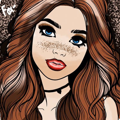 beautiful realistic girl