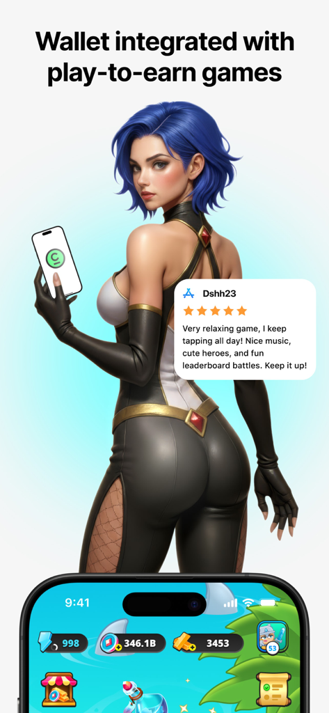 Cropty wallet – Bitcoin & USDT - Cropty wallet integration with play to earn games and gaming interface