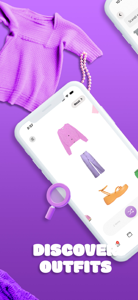 CAPSULE - Wardrobe - CAPSULE app interface for discovering new outfit combinations