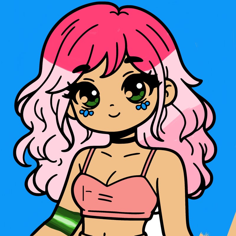 girl in a cute crop top