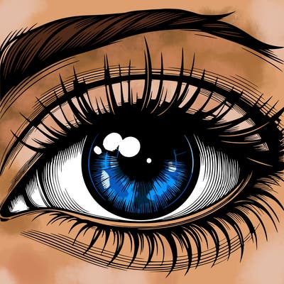 realistic eye