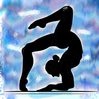 gymnastic pose