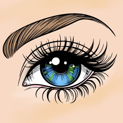 a beautiful eye