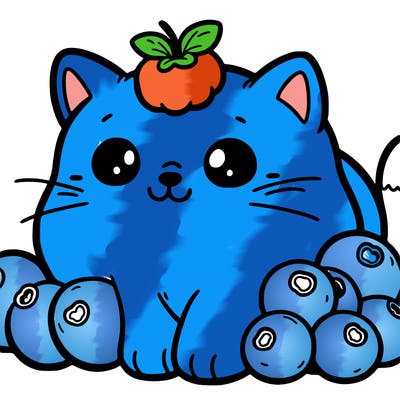 blueberry cat