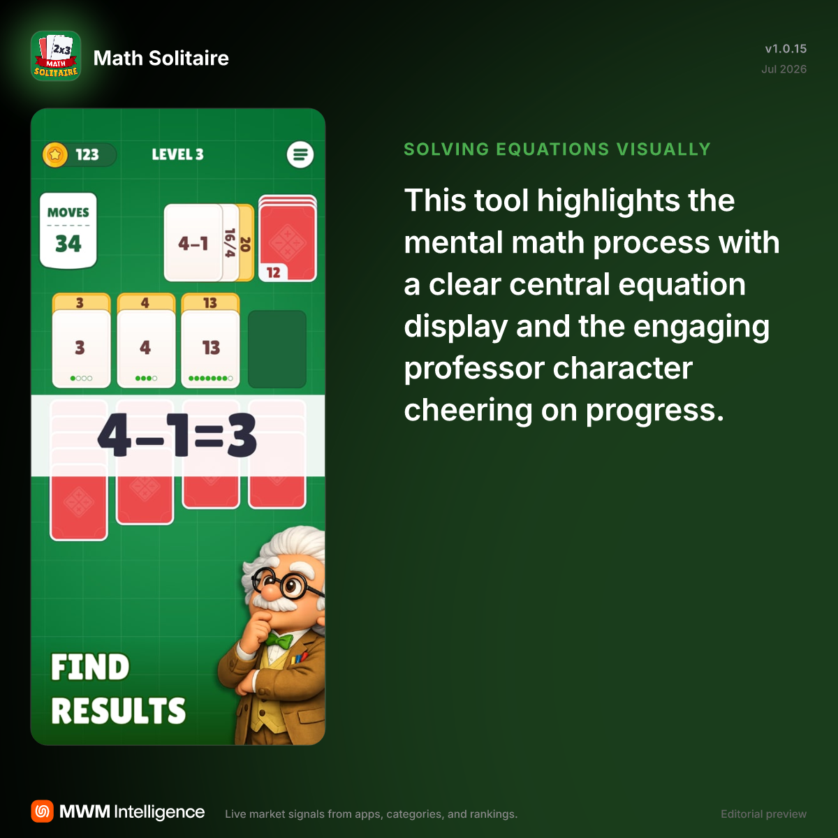 Math Solitaire - Games App | MWM