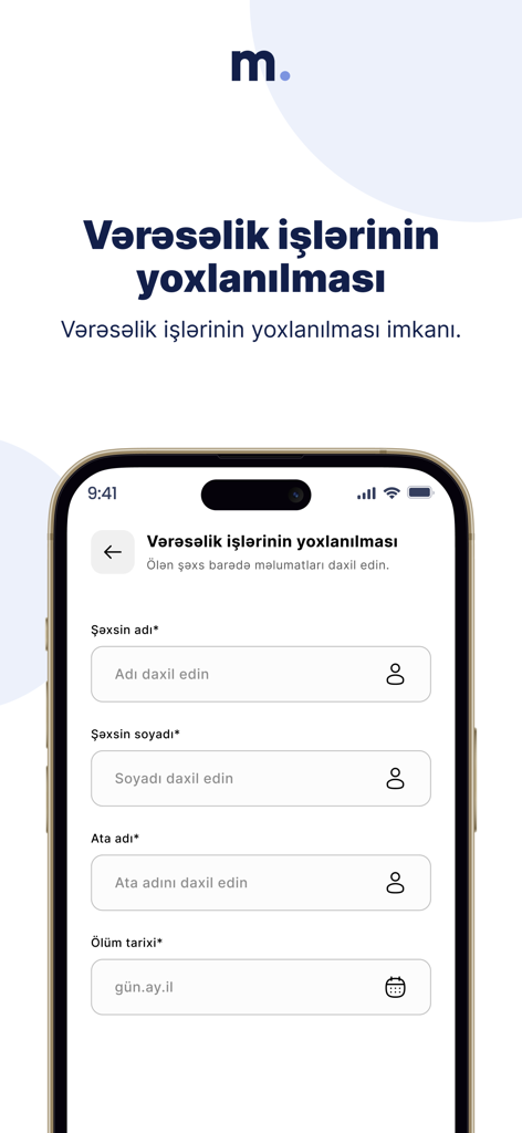 Checking inheritance cases in the Mobil Notariat app