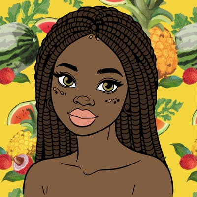 african woman with fulani braids