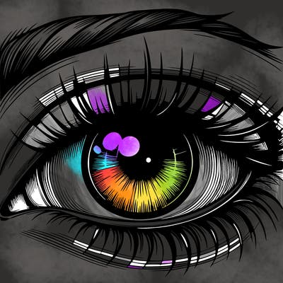 realistic eye