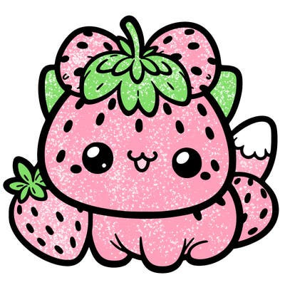 strawberry cat