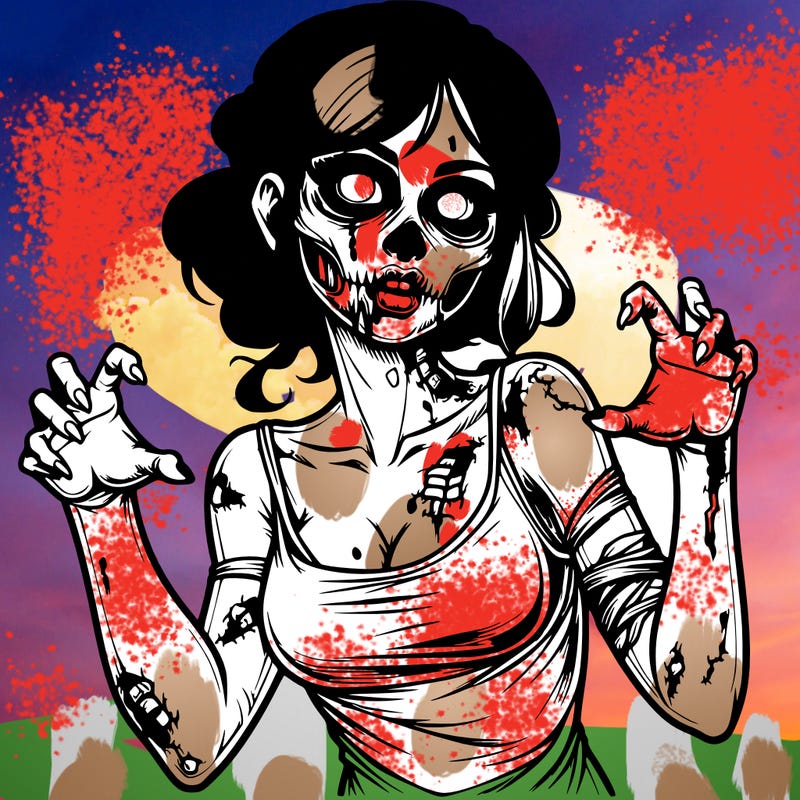 realistic zombie girl
