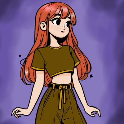 girl in a cute crop top