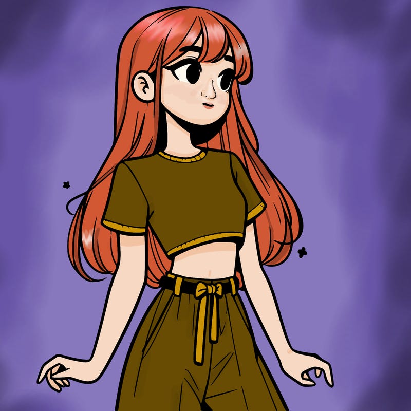 girl in a cute crop top