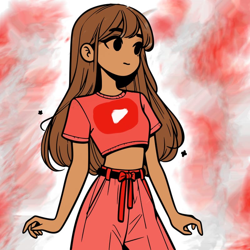 girl in a cute crop top