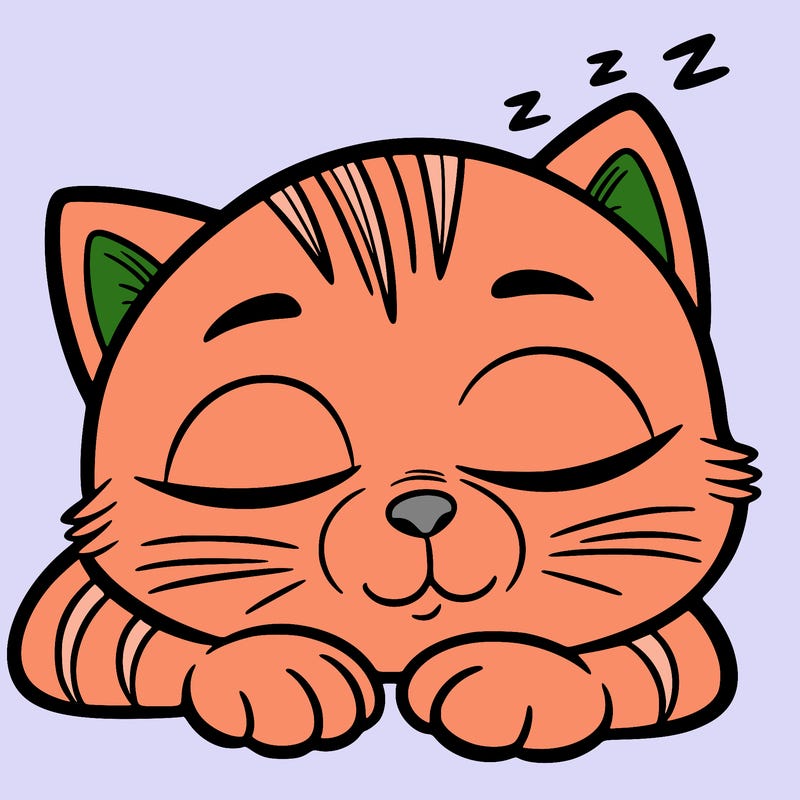 sleepy cat