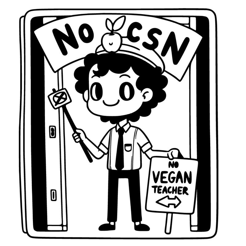 caseoh banning the vegan teacher
