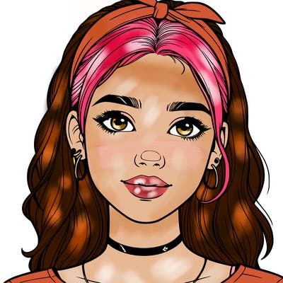 realistic teenage girl