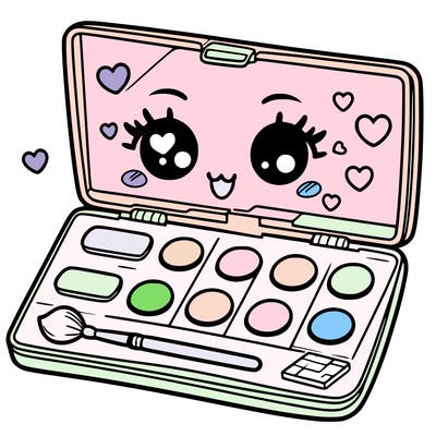makeup pallet