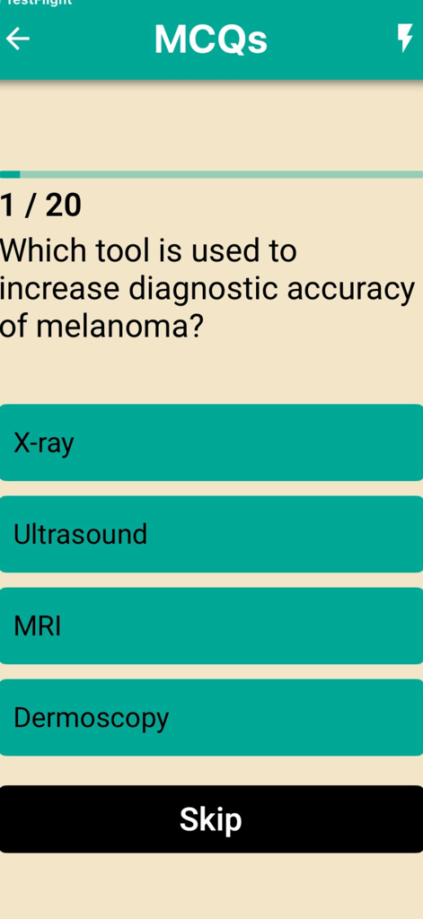 Skin cancer scoring - Entertainment App | MWM