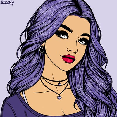 detailed realistic girl