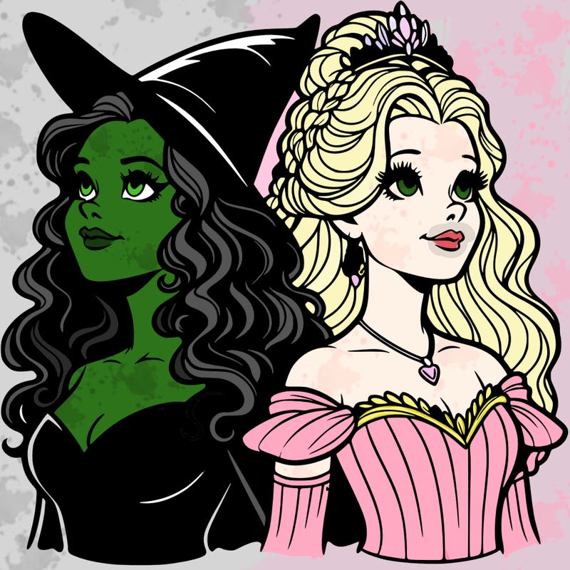 'elphaba and glinda (realistic)