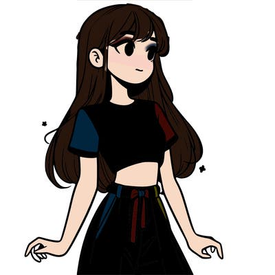 girl in a cute crop top