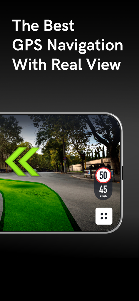 Sygic GPS Navigation & Maps - 도로에서 증강 현실 방향을 보여주는 Sygic GPS 내비게이션 실시간 보기 기능