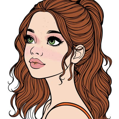 beautiful realistic girl