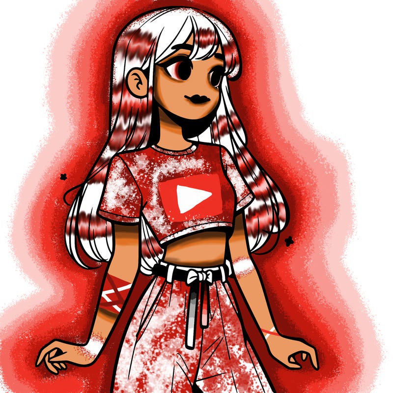 girl in a cute crop top