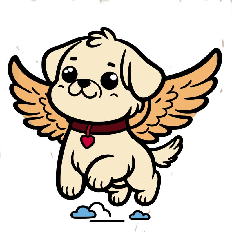 dog with wings