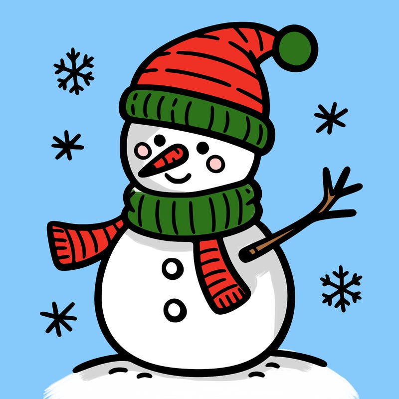 cute snowman