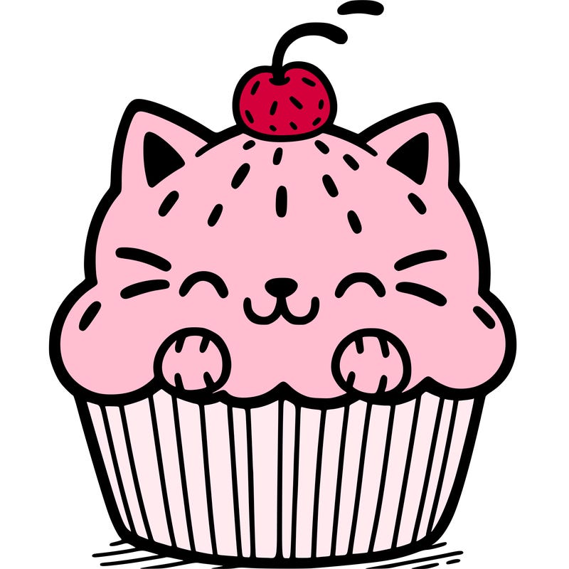 cat cupcake