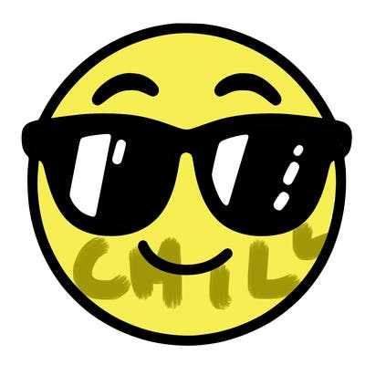 emoji with sunglasses
