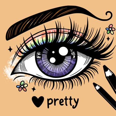pretty eye