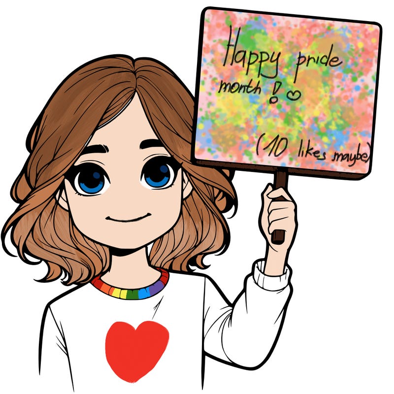 realistic girl holding up a sign