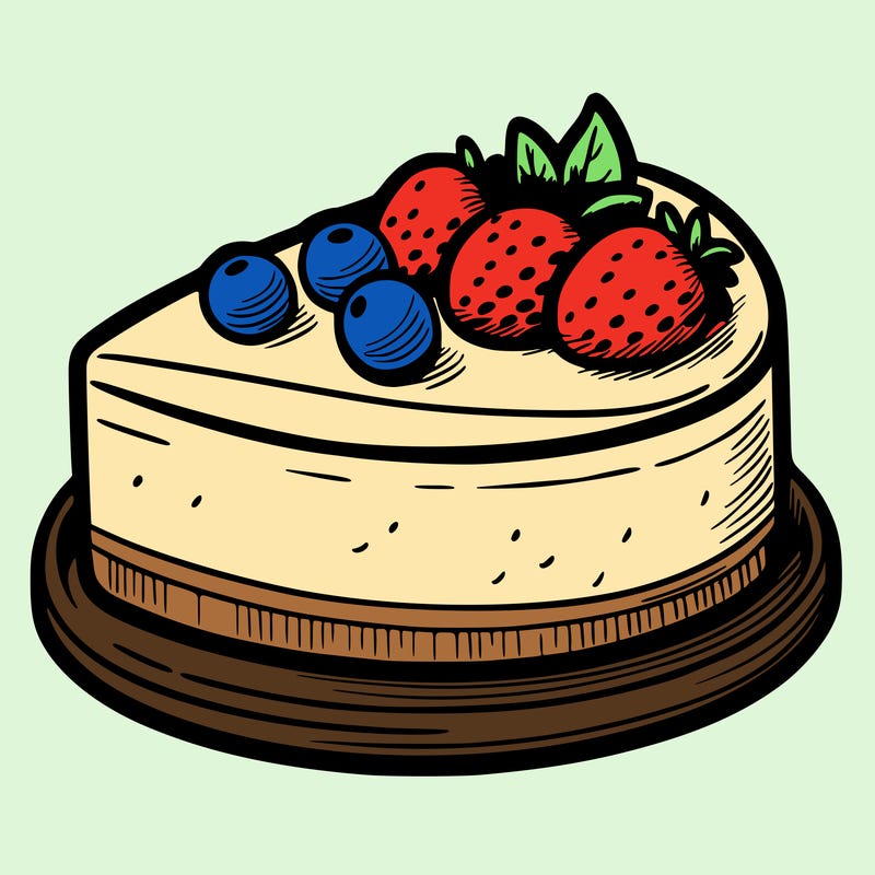 a cheesecake
