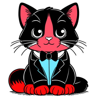 tuxedo cat