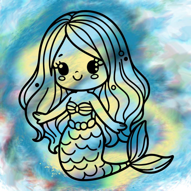 cute mermaid