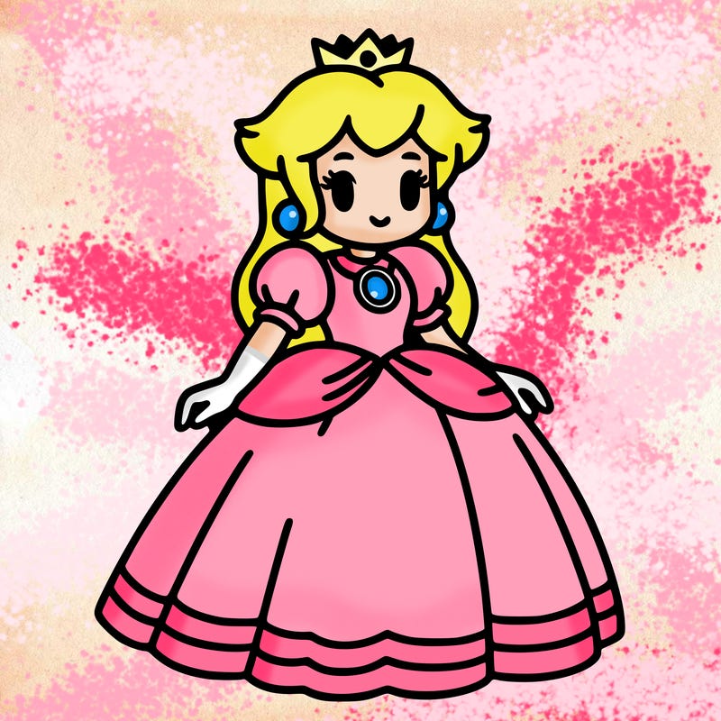 princess peach from mario