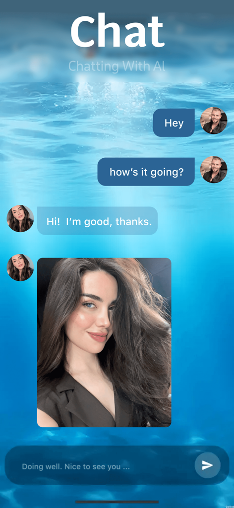 Raffo - Mobile app interface showing a chat conversation with an AI river guide in the Raffo app