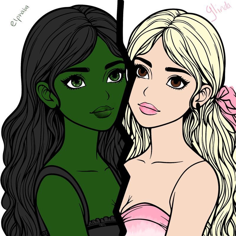 split realistic girl