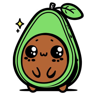 cute avocado